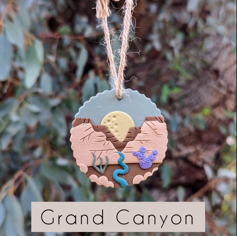 Handmade-NATIONAL PARK Tree Ornaments