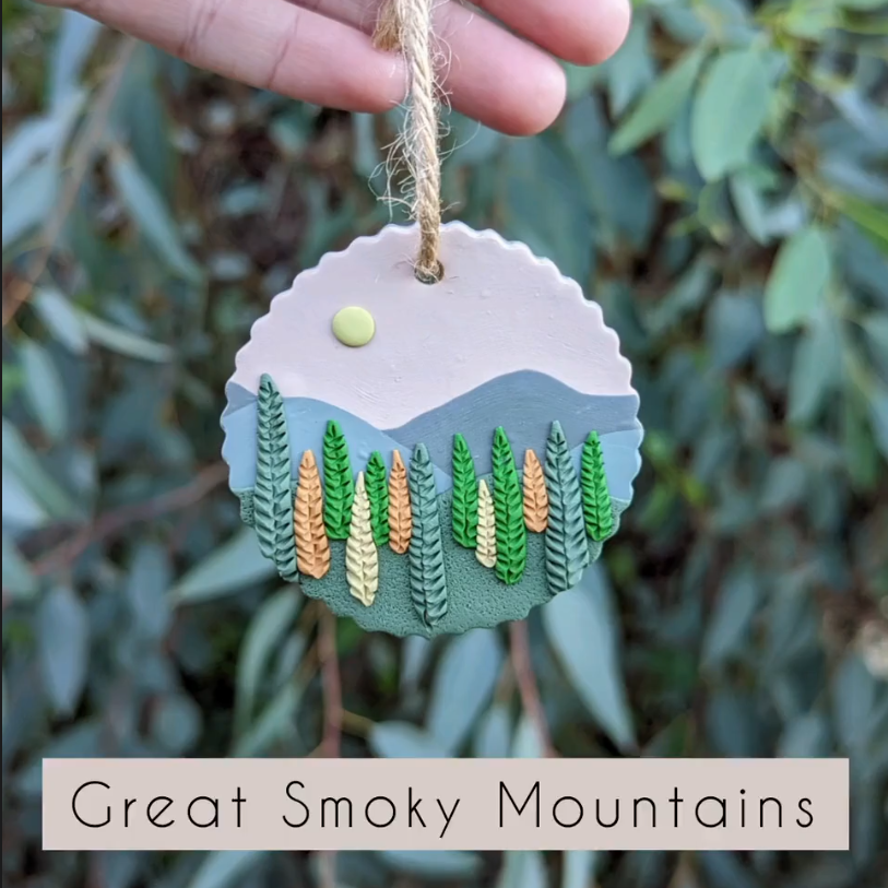 Handmade-NATIONAL PARK Tree Ornaments