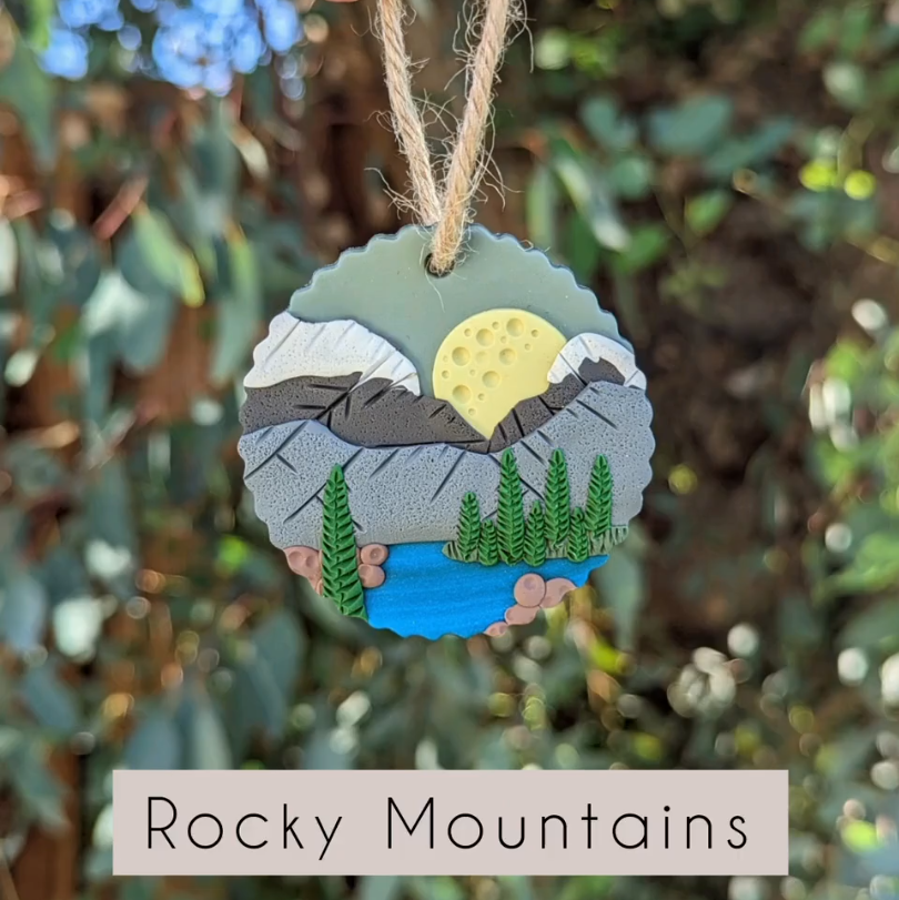 Handmade-NATIONAL PARK Tree Ornaments