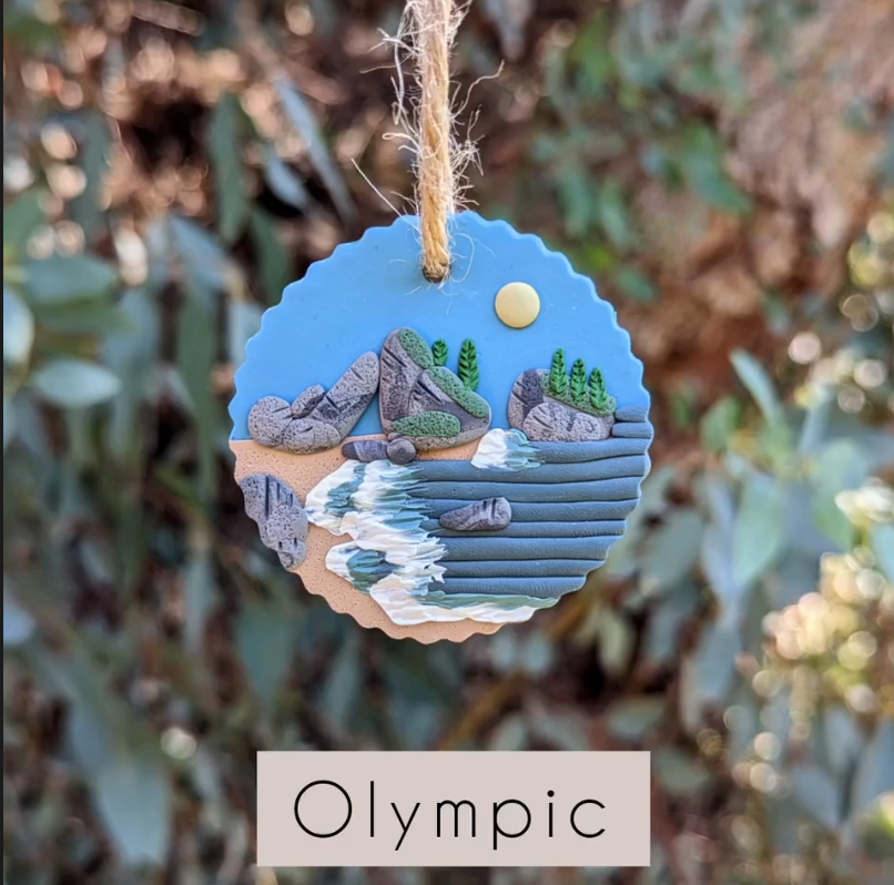 Handmade-NATIONAL PARK Tree Ornaments