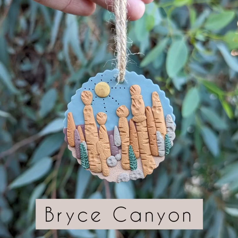 Handmade-NATIONAL PARK Tree Ornaments