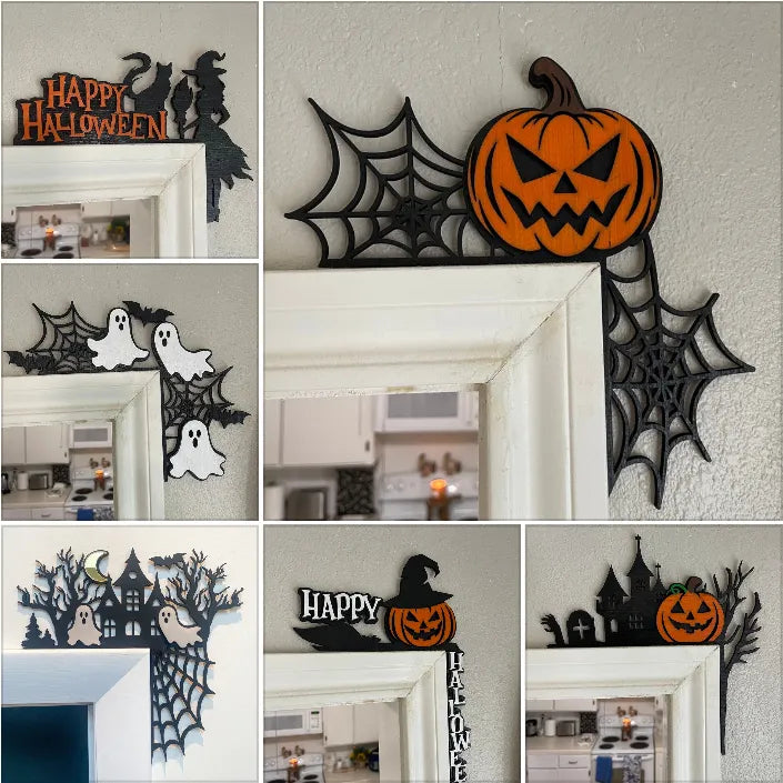 Halloween Door Corner Sign