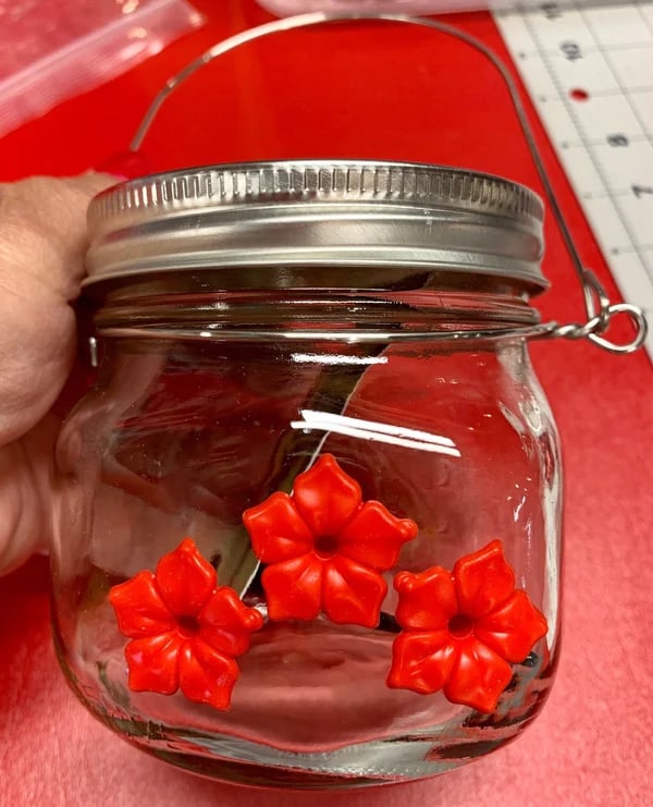 ๐Hot Sale ๐ Beautiful Mason Jar Hummingbird Feeder W/ Three Ports