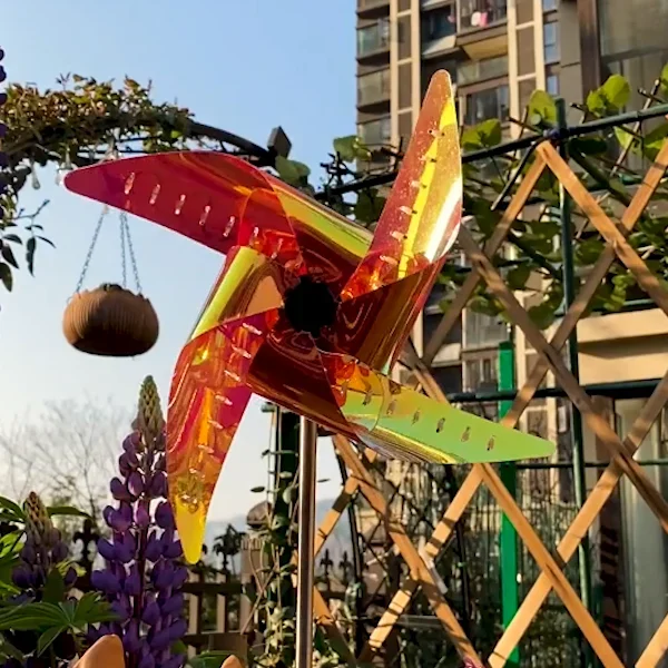 🏡Garden Solar Windmill Light-👍buy 2 get 1 free