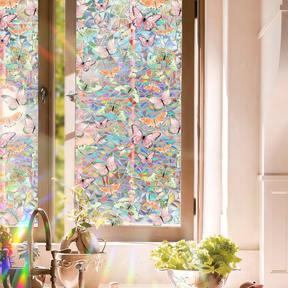 🎄Christmas Sales 49% OFF-Colorful Floral Bouquet Window Sticker