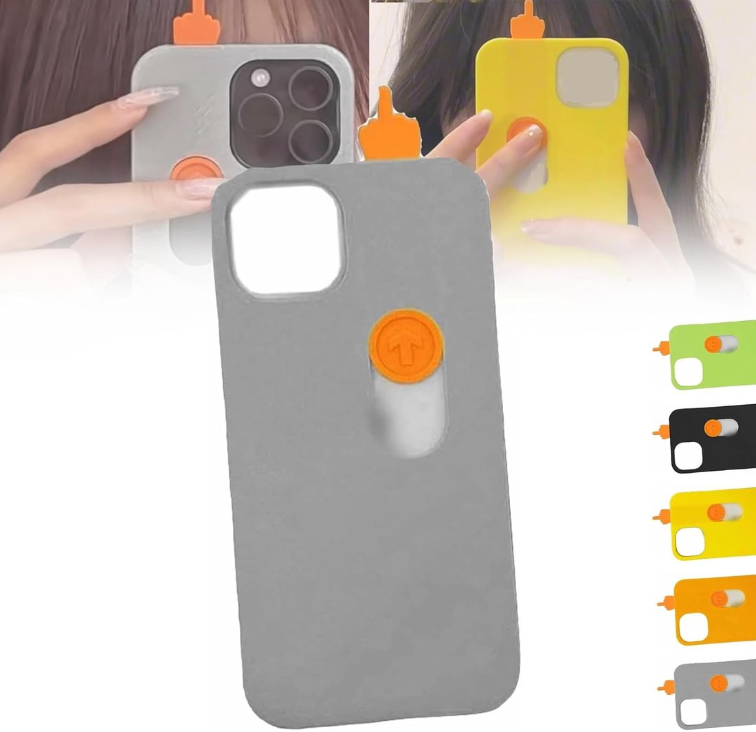 Creative Finger Slide Toy Phone Case for Apple iPhone