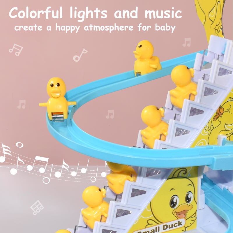 🦆Electric Duck Slide Track With Lights And Music🦆