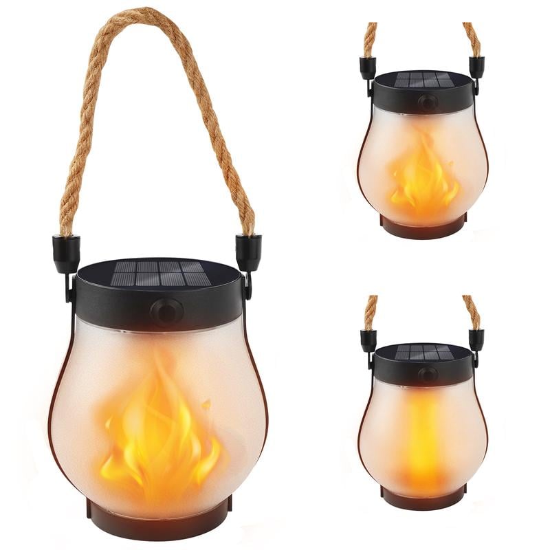 ✨Last Day Promotion 49% OFF--Dancing flame Solar Lantern Outdoor Lights