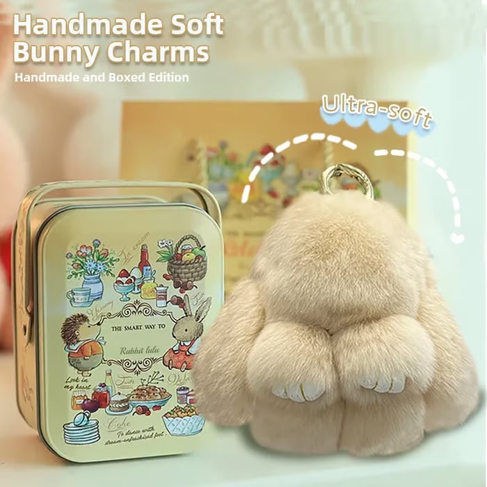 💥Handmade Soft Bunny Charms