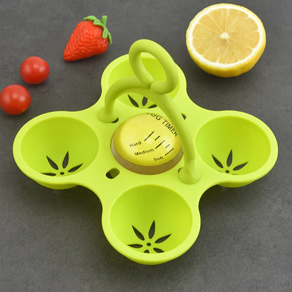 🔥Buy More Save More🔥Silicone Egg Poacher Cups with Thermochromic Timer