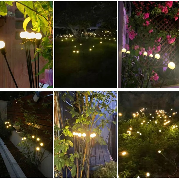 🎄Christmas Pre Sale🔥Solar Powered Firefly Garden Light-BUY 2 GET 1 FREE