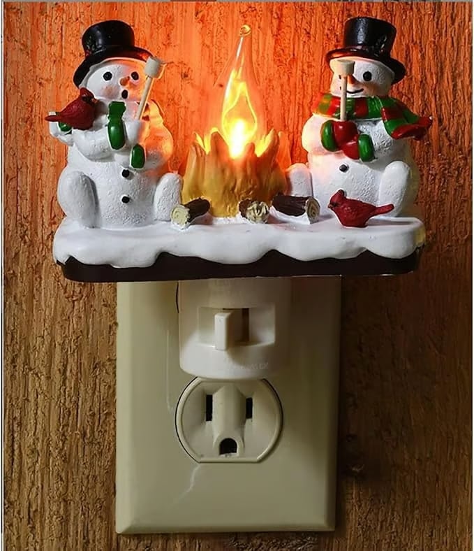 🔥Last Day Sale Price | 2024 Ghost Campfire Flickering Nightlight✨🔥👻