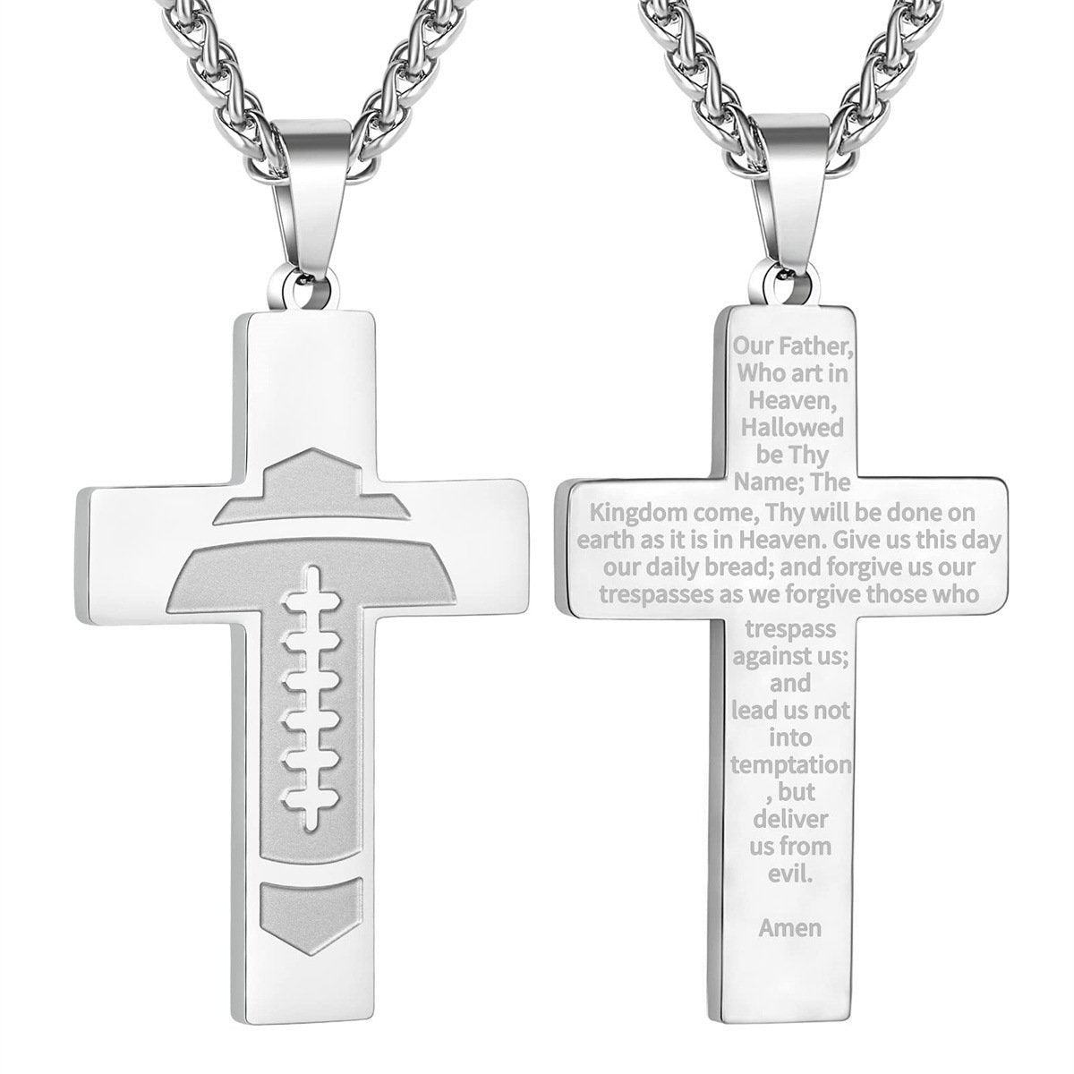 š„LAST DAY 49% OFF - American Football Cross Bible Pendant