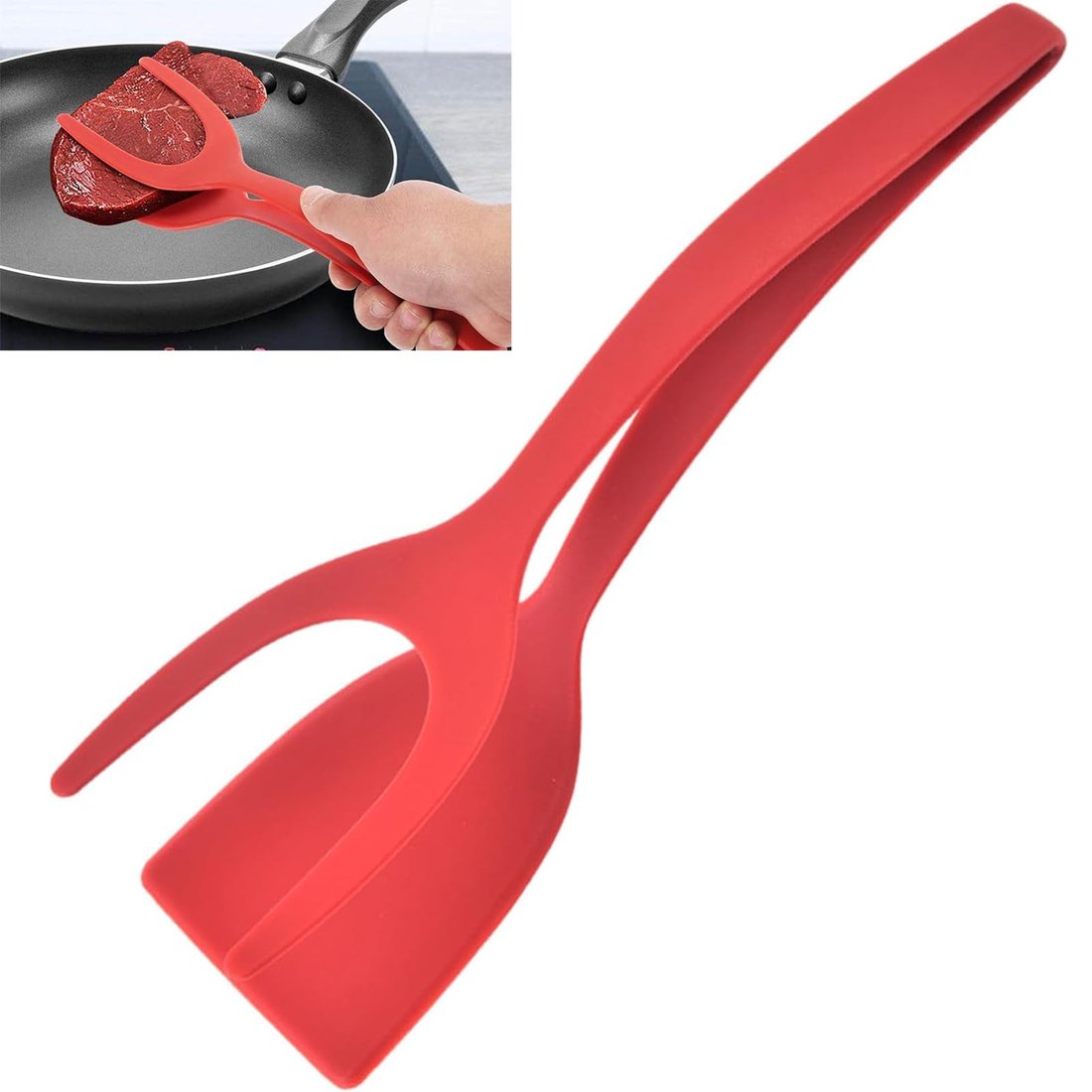 2-In-1 Spatula & Tongs