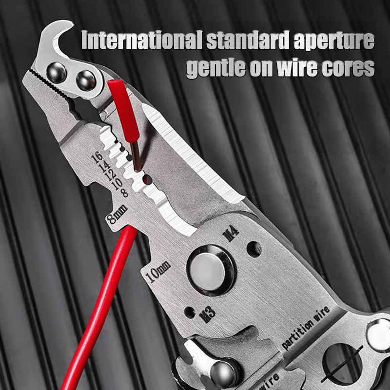 💥2024 New Upgrade💥Multifunctional Folding Wire Stripper-Professional Electrician Tool