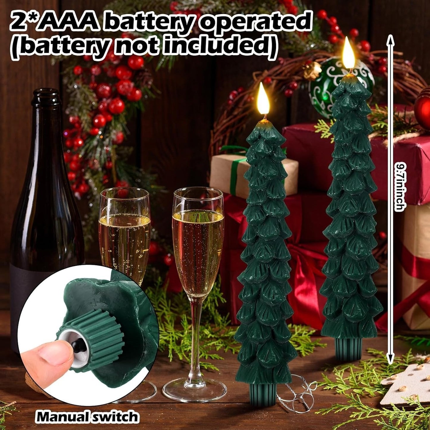 🎁🎄Christmas LED candles tree