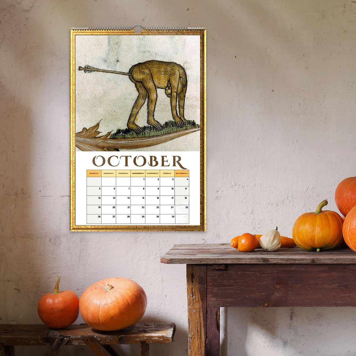 2025 Funny Medieval Calendar