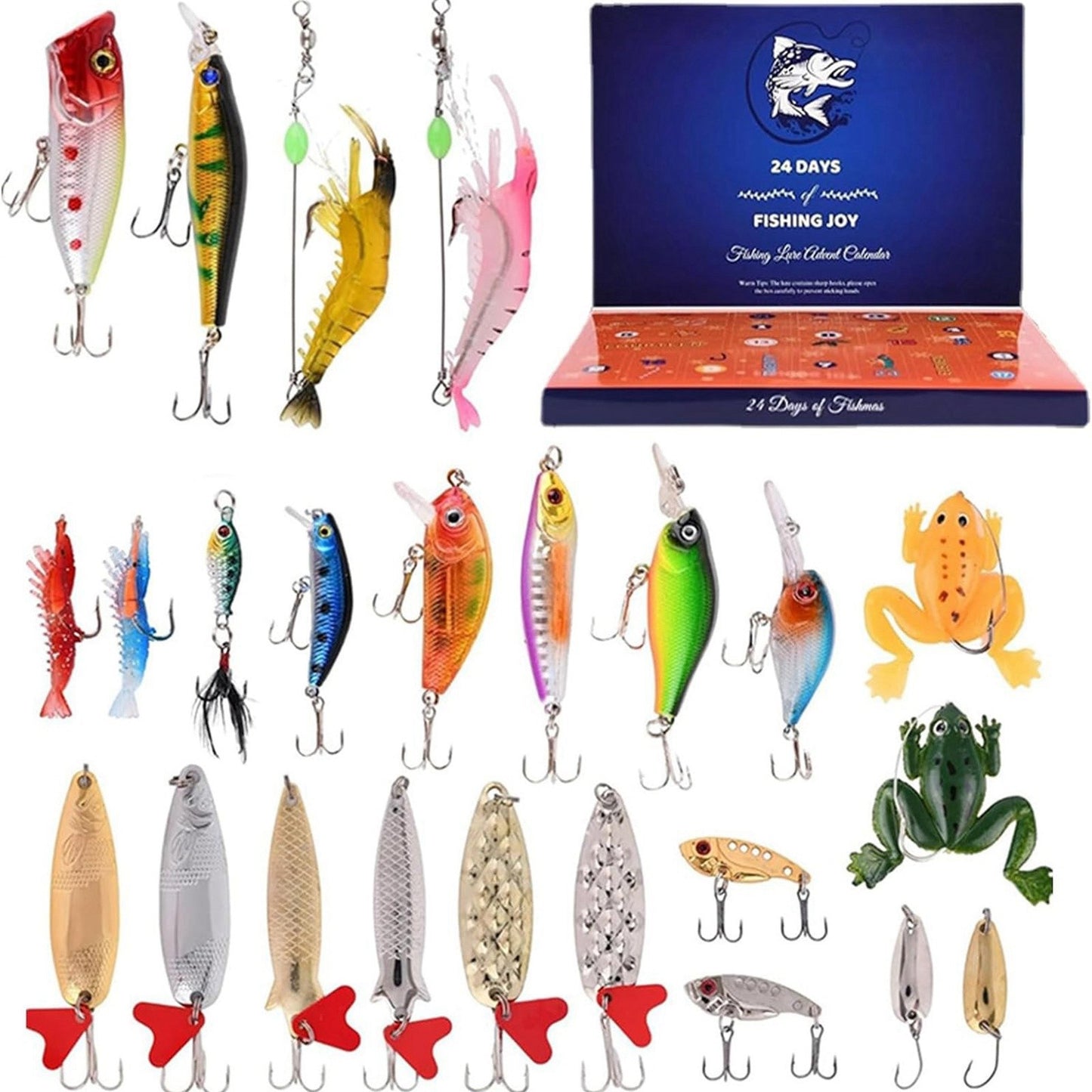 🎅Early Christmas 49%OFF🎅24Pcs Fishing Lures Christmas Advent Calendar