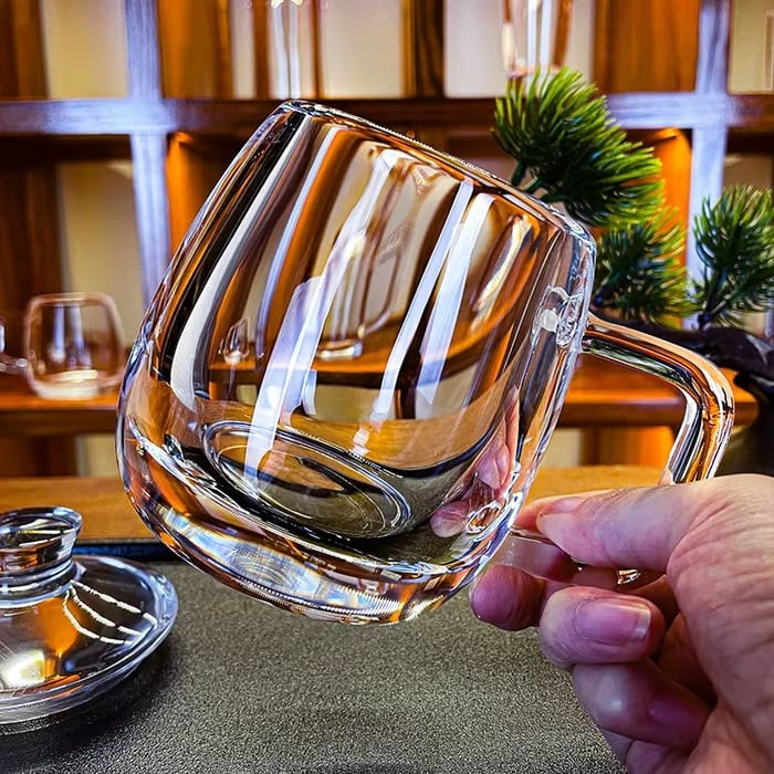 🔥Last 4 hours 57% OFF -Handmade Natural Transparent Tea Cup(10.8oz/320ml)