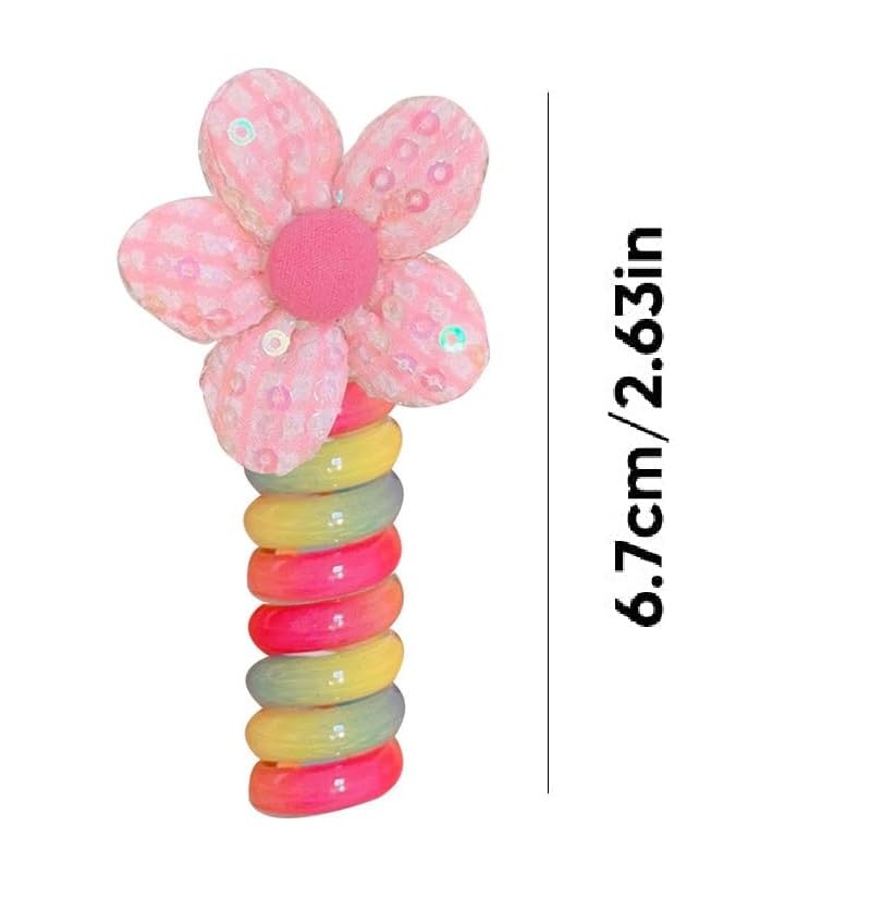 Early Christmas Sale🎄- Colorful Telephone Wire Hair Bands for Kids