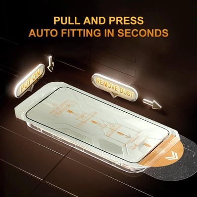 🔥Save 49% 📱iPhone Full series Screen Protector -Fingerprint-proof Dust Free Without Bubbles