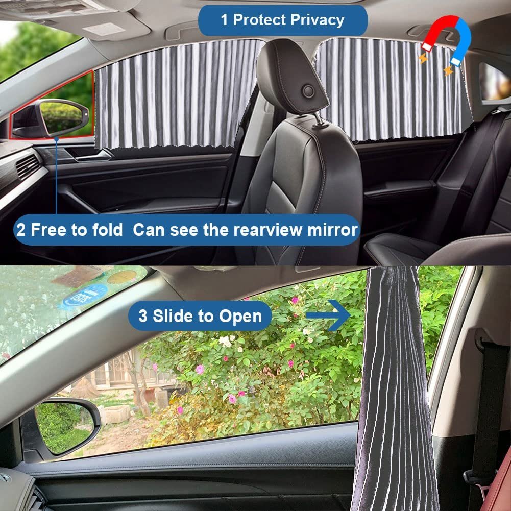 49% OFFđ„Universal Fit Magnetic Car Side Window Privacy Sunshade