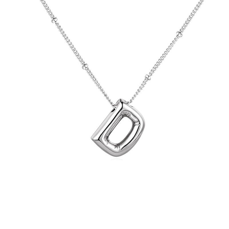 🔥Summer sale🎁⏰Bubble Letter Necklace