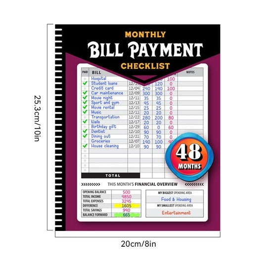 đź“”Bill Payment Management, Cleaning Schedule Manual