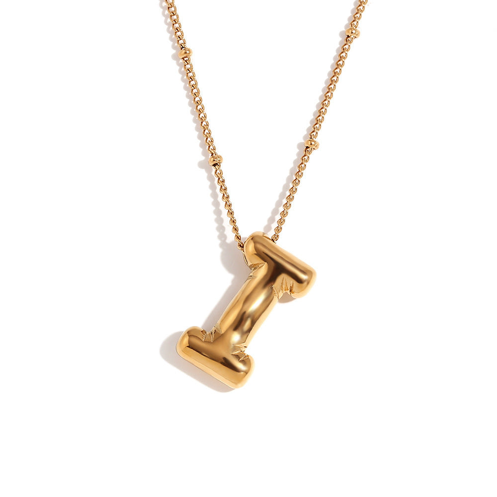 🔥Summer sale🎁⏰Bubble Letter Necklace