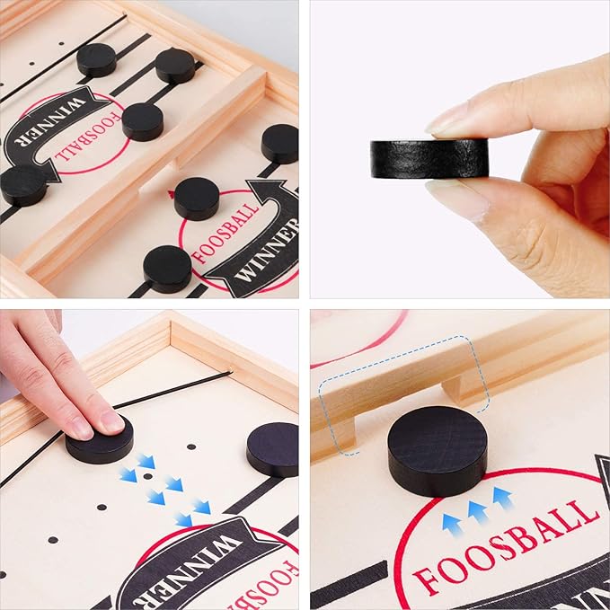 🔥Super Winner Wooden Hockey Board Games