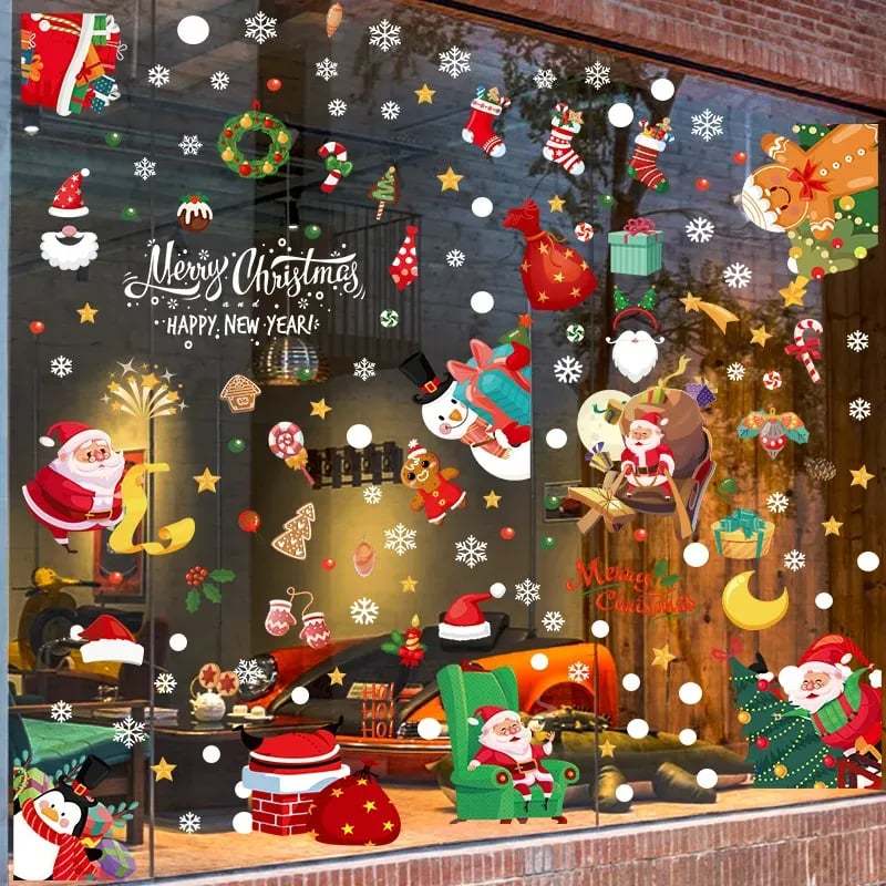 🔥Hot Sale 50% OFF- ❄Christmas Window Clings