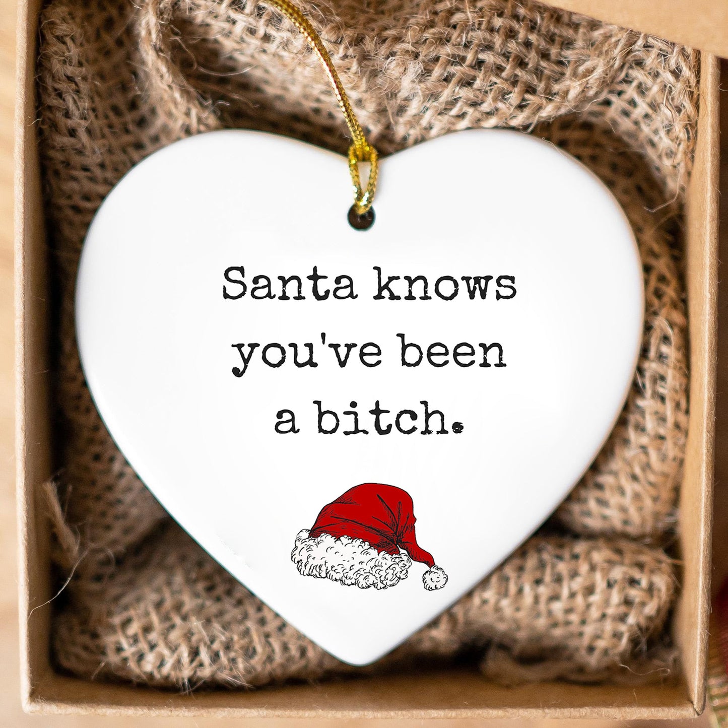 🌲Christmas Funny Heart Shaped Ornament