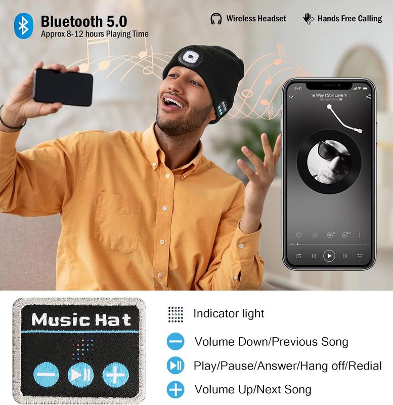 🎄EARLY CHRISTMAS SALE 49% OFF🎅3-in-1 Function Bluetooth Beanie