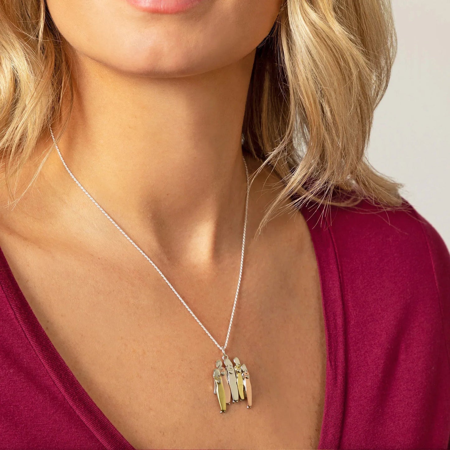 FOR FRIEND - THANK YOU FOR BEING MY UNBIOLOGICAL SISTER SISTER STAR PENDANT NECKLACE