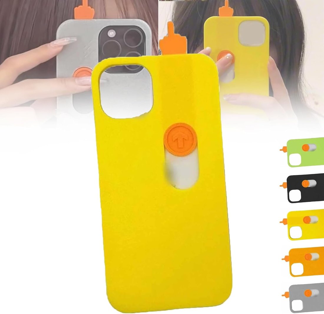 Creative Finger Slide Toy Phone Case for Apple iPhone