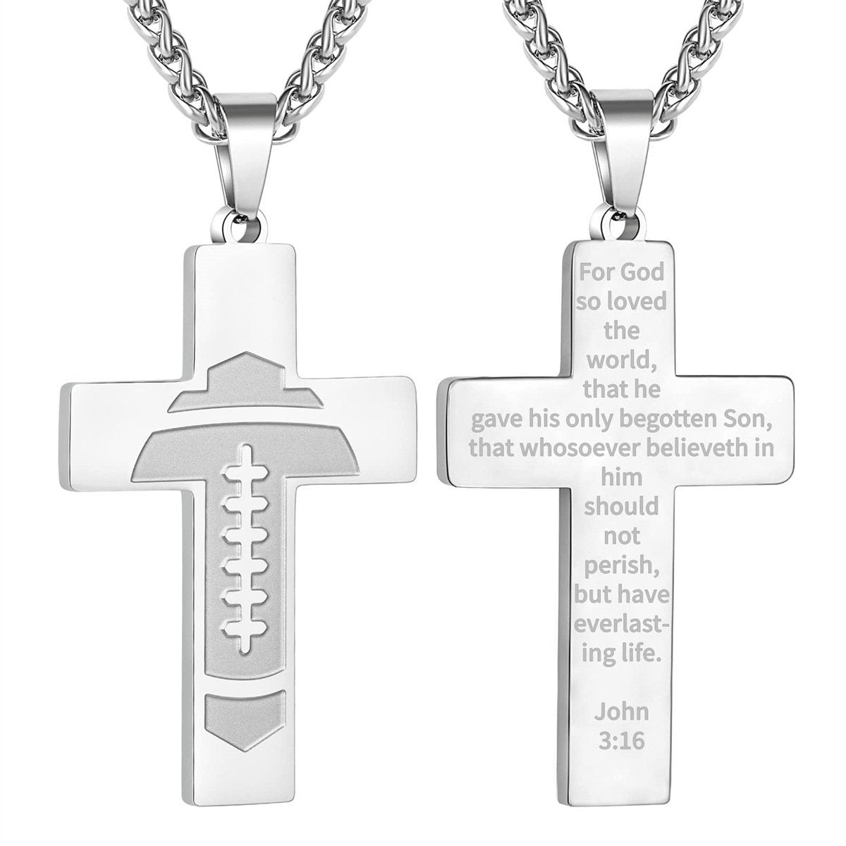 š„LAST DAY 49% OFF - American Football Cross Bible Pendant