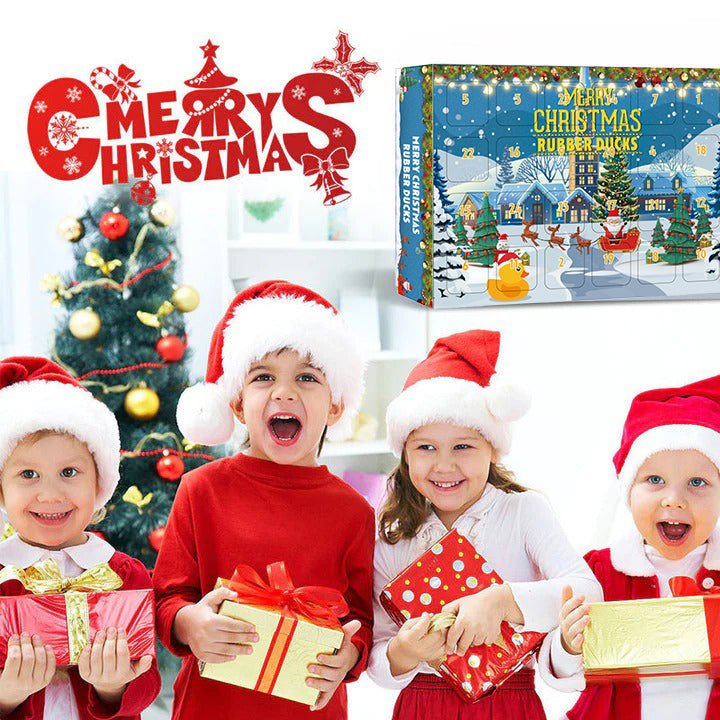 Last Day Promotion 80% OFF 24 Pcs Countdown Christmas Rubber Ducks Advent Calendar