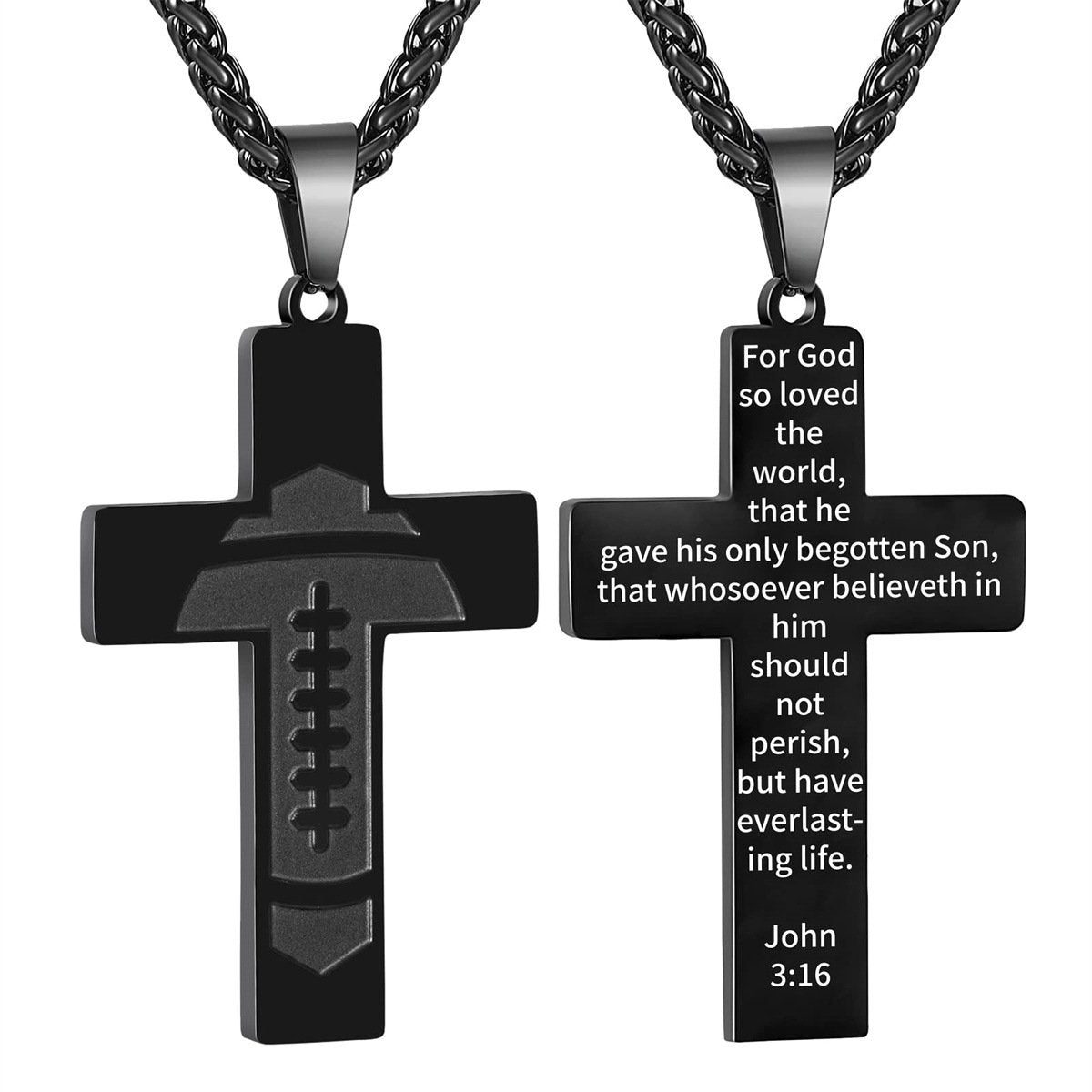 š„LAST DAY 49% OFF - American Football Cross Bible Pendant