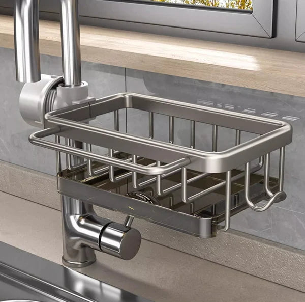 🔥(2024 New Arrival-48% OFF)🔥👨🍳Kitchen Sink Faucet Organizer