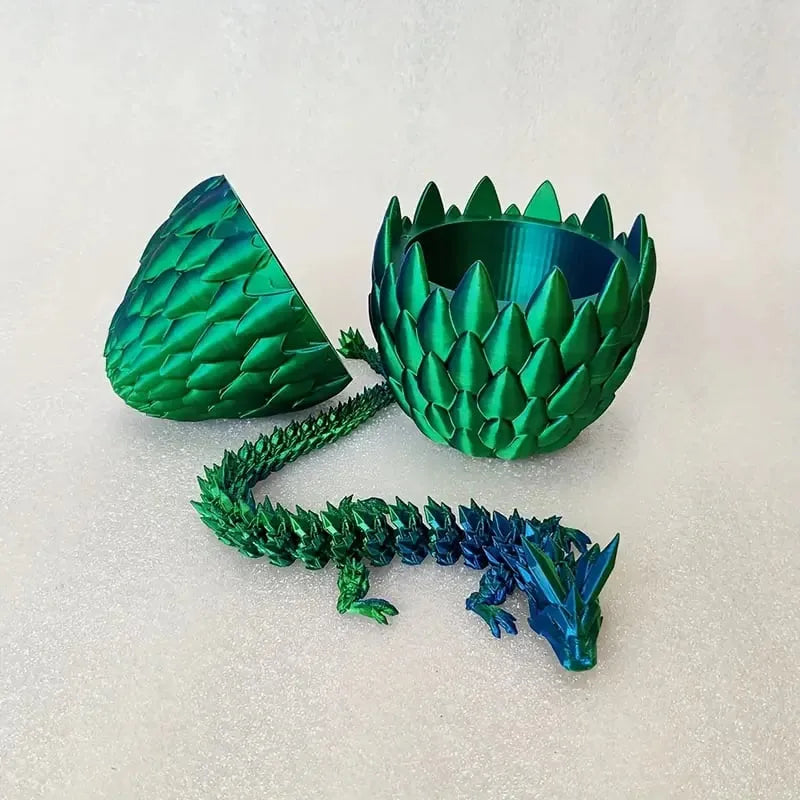 ๐3D-Printed Articulated Crystal Dragon