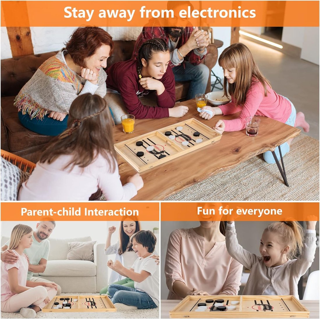 🔥Super Winner Wooden Hockey Board Games
