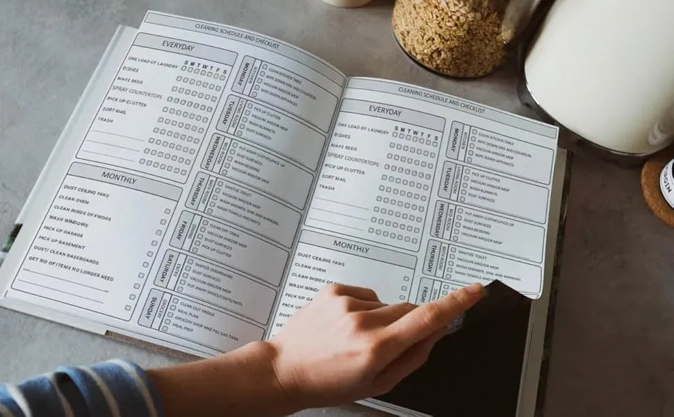 đź“”Bill Payment Management, Cleaning Schedule Manual