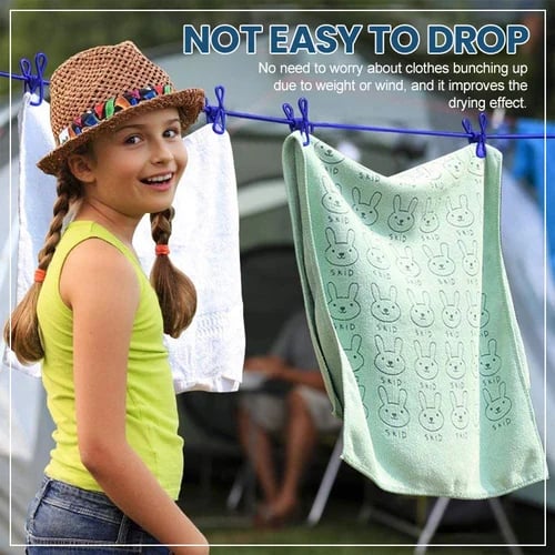 π Portable Clothesline for Camping/Backyard/RV