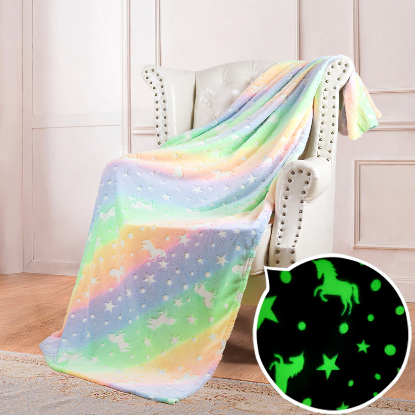Double Sided Flannel Luminous Blanket