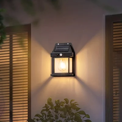 2024 New Tungsten Solar Wall Light for Outdoor