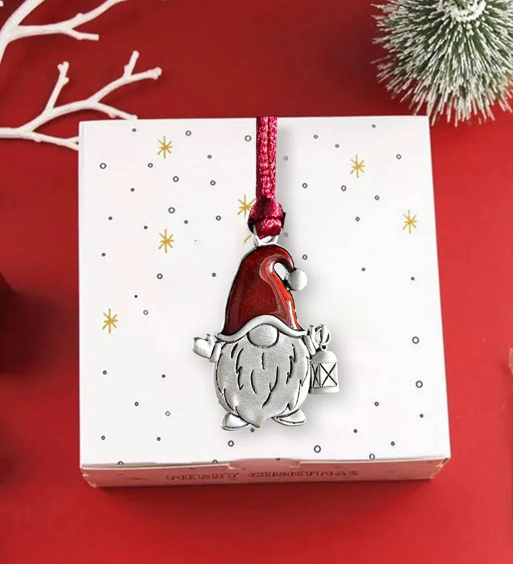 šSolid Pewter Christmas Tree Ornamentš„