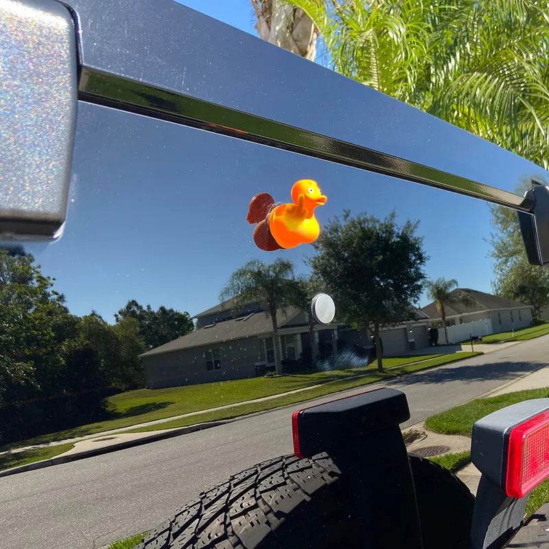 ππ¦ Meet the Ultimate Jeep Accessory: The Fun Middle Finger Spraying Duck! π¦π₯