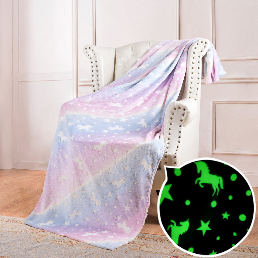 Double Sided Flannel Luminous Blanket