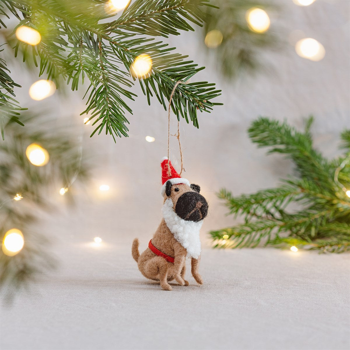 🎅Funny Felt Decoration with Christmas Hat