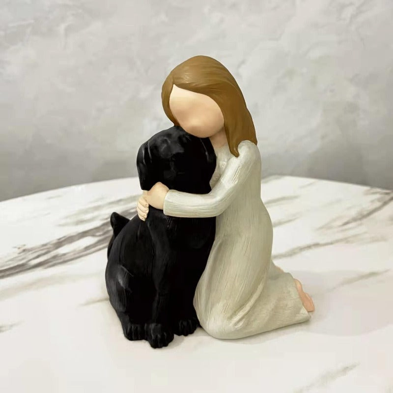 Dog Angel Figurines